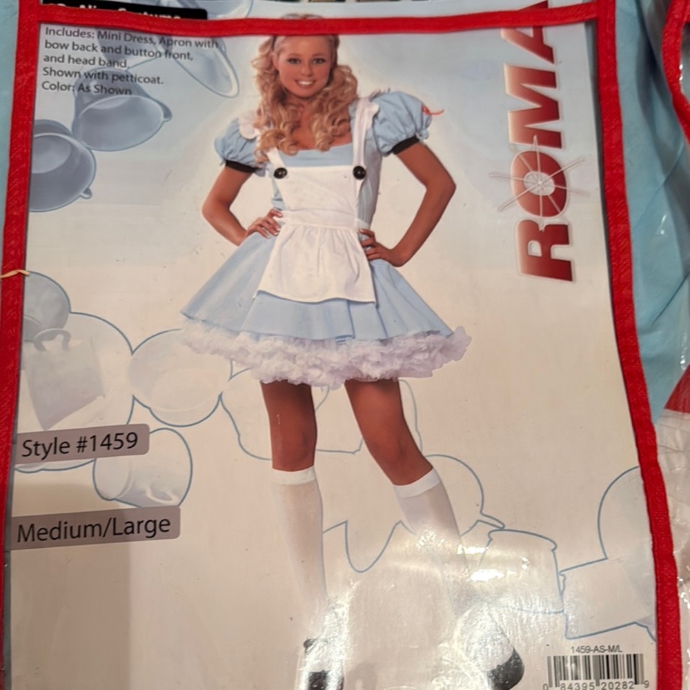 New - Women’s Halloween costume: sexy Alice in Wonderland